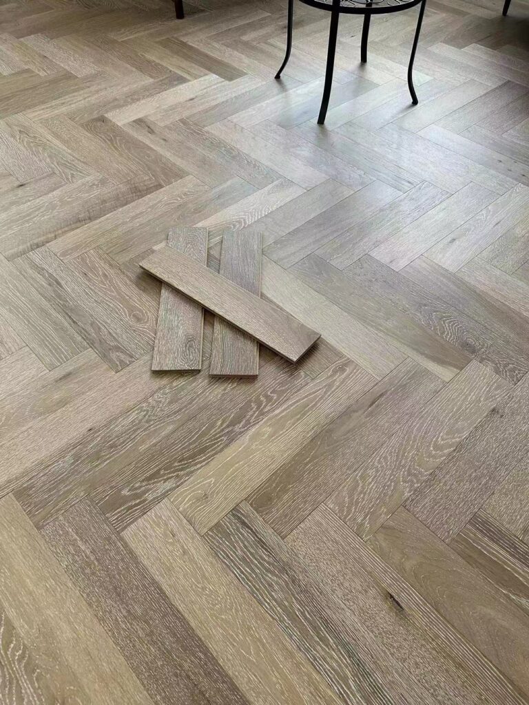 Chevron floor